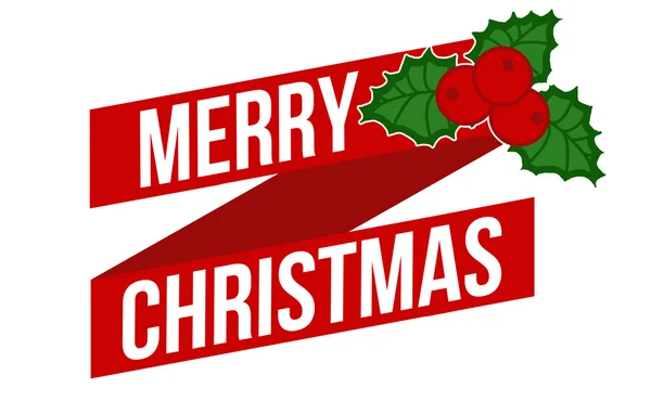 Buon Natale banner design — Vettoriale Stock
