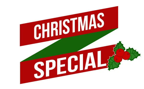 Christmas special banner design — Stock vektor