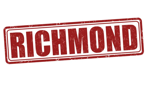 Timbro di Richmond — Vettoriale Stock