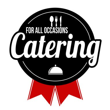 Etiket veya işareti catering