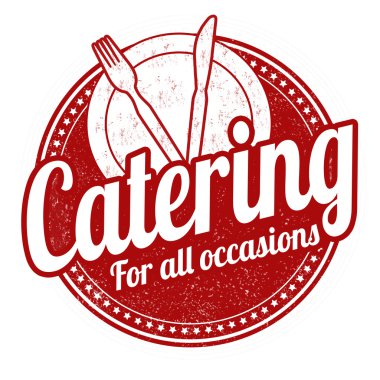Catering stamp clipart