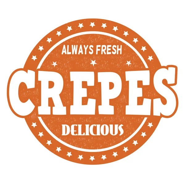 Crepes sello — Archivo Imágenes Vectoriales