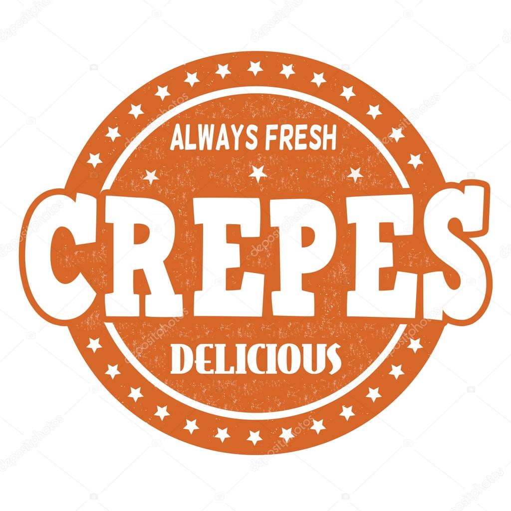 Crepes stamp