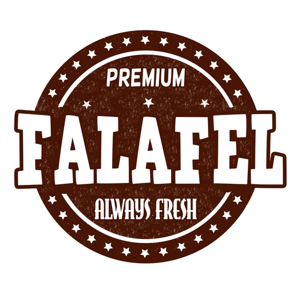Timbre Falafel — Image vectorielle