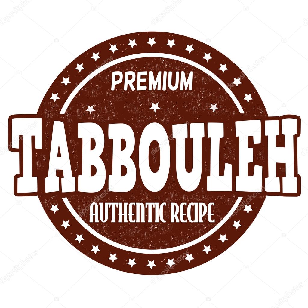 Tabbouleh stamp