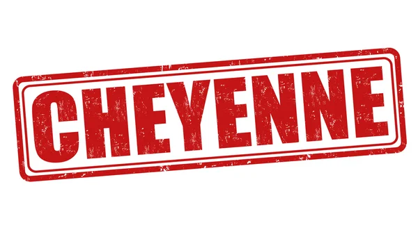 Cheyenne stempel — Wektor stockowy