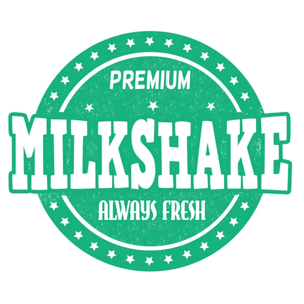 Milkshake damgası — Stok Vektör