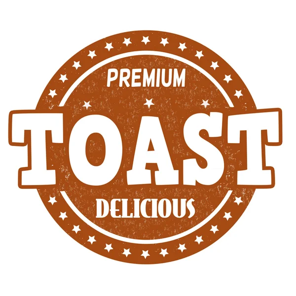 Toast stämpel — Stock vektor