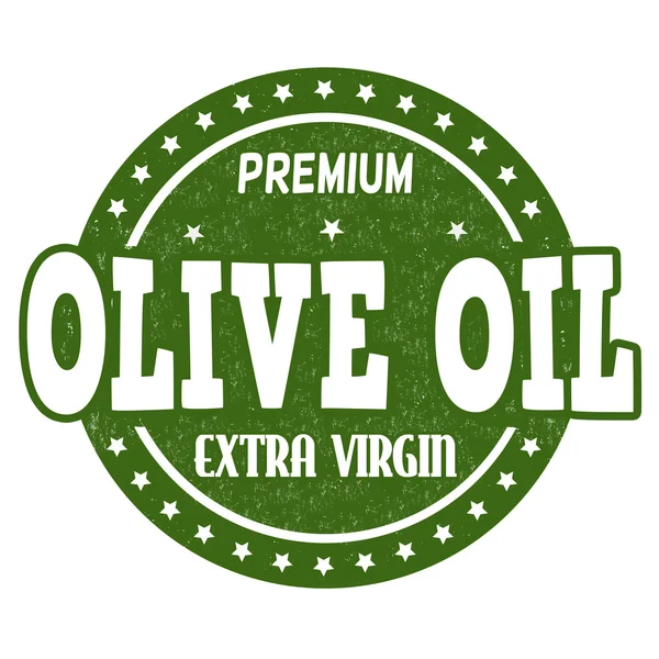 Francobollo olio d'oliva — Vettoriale Stock
