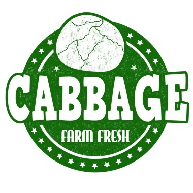 Cabbage stamp clipart