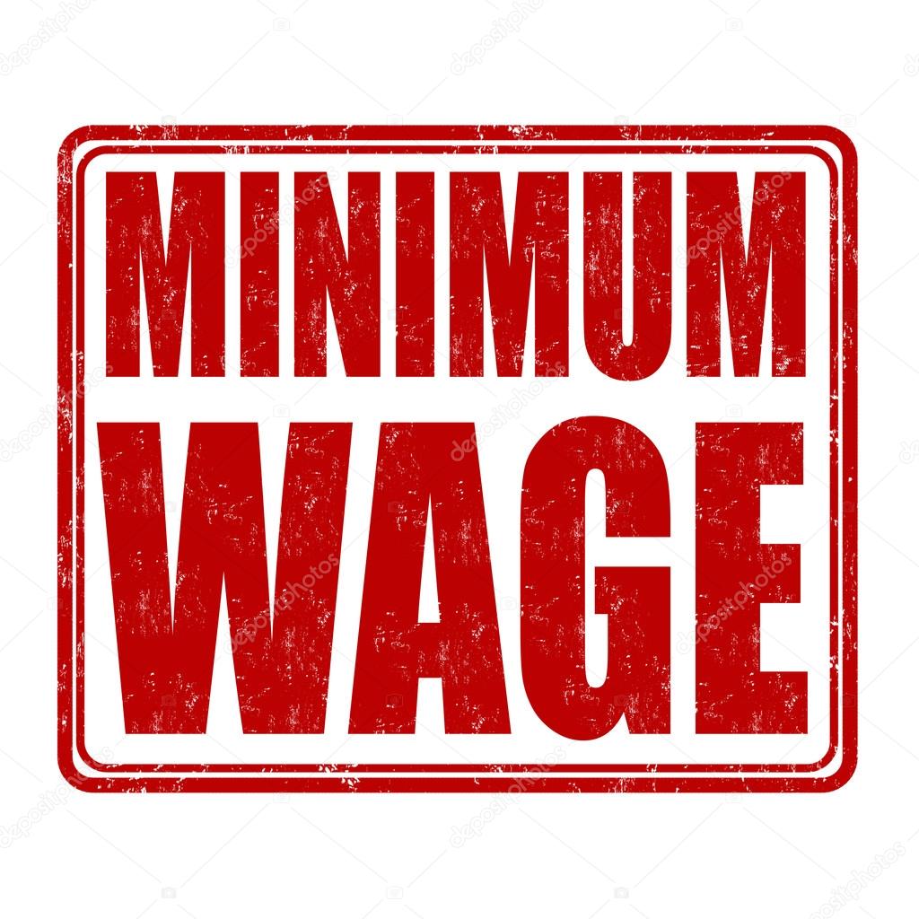Minimum wage stamp