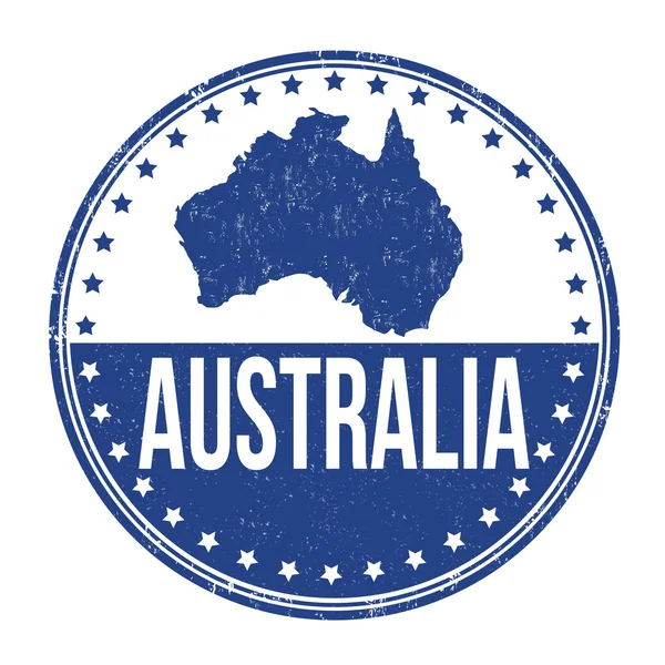 Australia stamp — Stock Vector