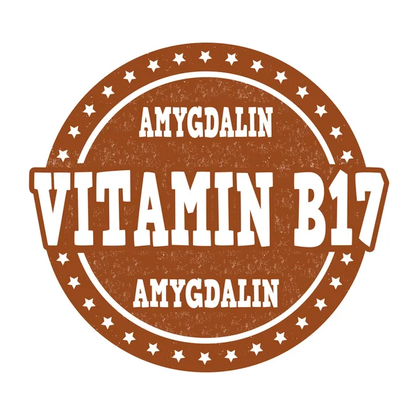 Timbre Vitamine B17 — Image vectorielle