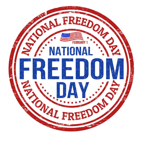 Nationale Freedom Day stempel — Stockvector