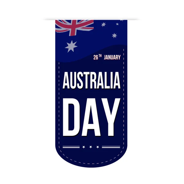 オーストラリア日バナー デザイン — ストックベクタ