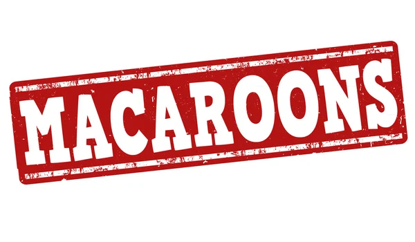 Macaroons σφραγίδα — Διανυσματικό Αρχείο