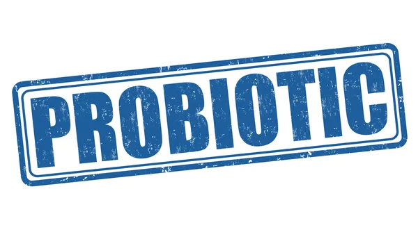 Probiotischer Stempel — Stockvektor