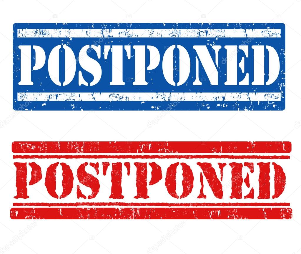 Postponed stamps