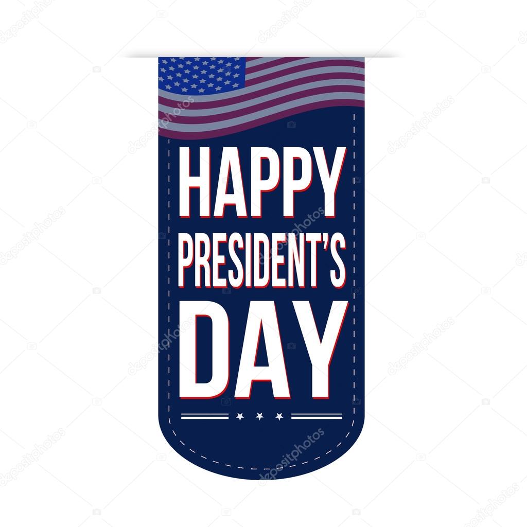 Happy Presidents Day banner design