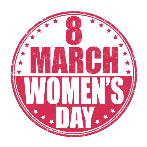 Pieczęć dzień kobiet — Wektor stockowy