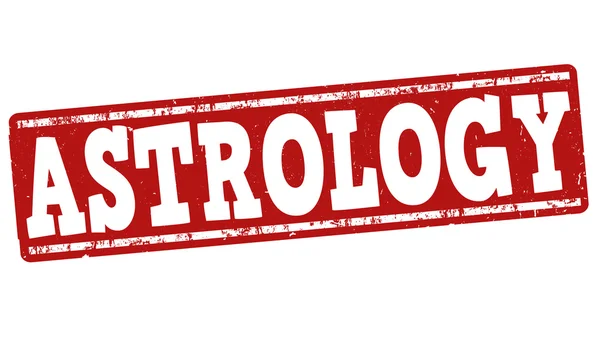 Astrologie razítko — Stockový vektor