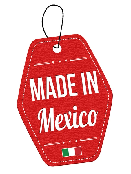 Made in Mexico label or price tag — Stock Vector