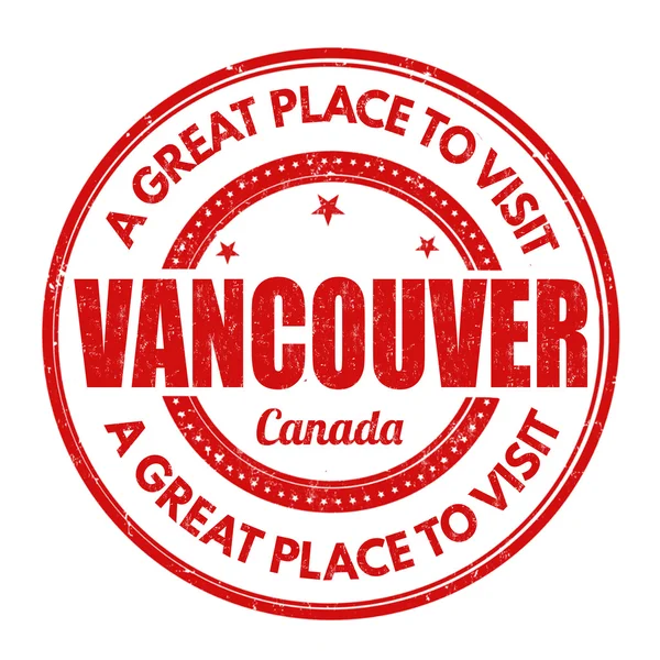 Vancouver stempel — Stockvector