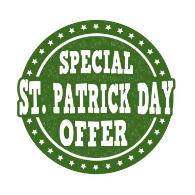 Özel St. Patrick'ın gün teklif damgası