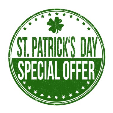 St. Patrick'ın gün kampanya damgası