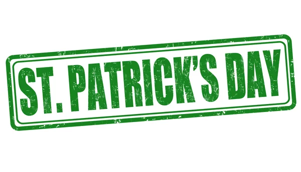 St. Patrick's Day stamp — Stock Vector