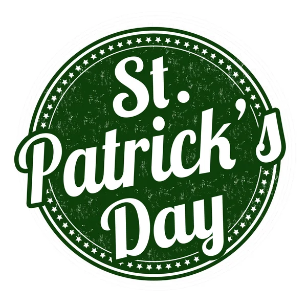 St. patrick 's day stamp — Stockvektor