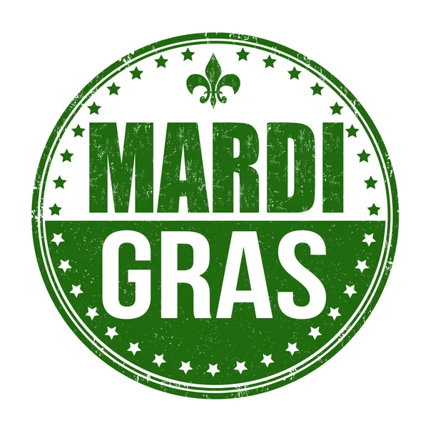Pieczęć Mardi gras — Wektor stockowy