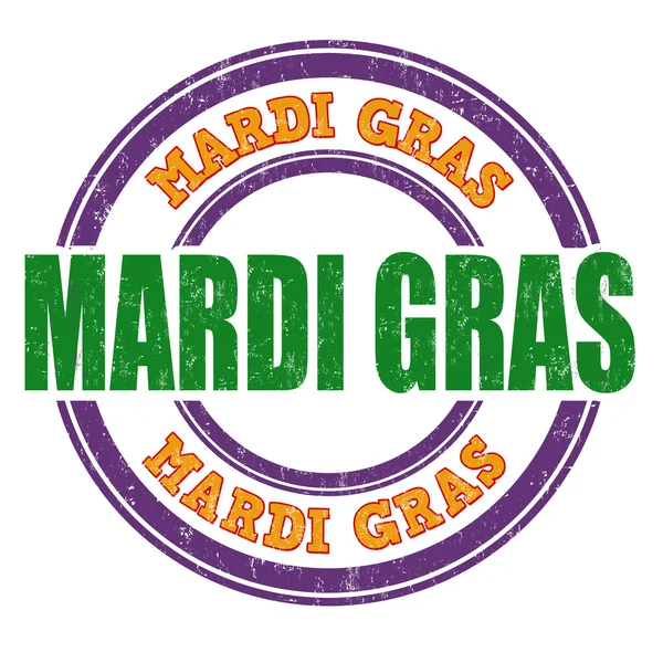 Carimbo de mardi gras —  Vetores de Stock