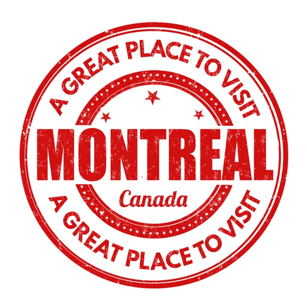 Montreal stempel — Stockvector