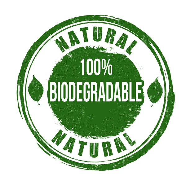 Sello biodegradable — Archivo Imágenes Vectoriales