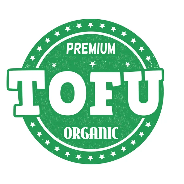 Sello de tofu — Archivo Imágenes Vectoriales