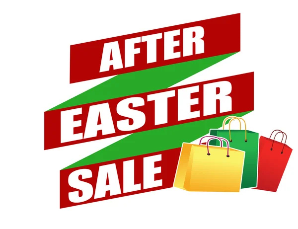 After Easter sale banner design — Stock Vector