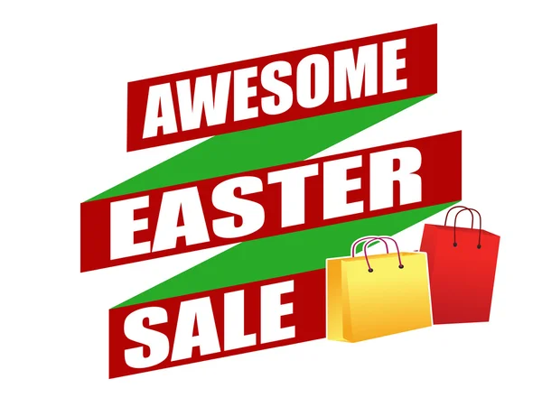 Awesome Easter sale banner design — Stock Vector