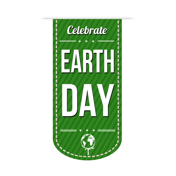 Earth Day Banner Design — Stockvektor