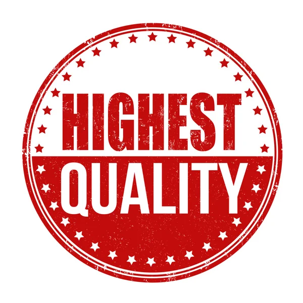 Nejvyšší známka kvality — Stockový vektor