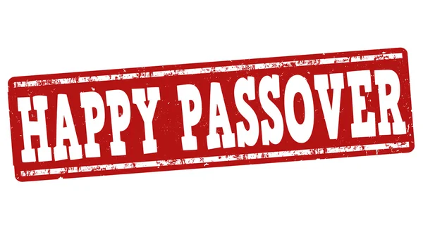 Happy Passover stamp — Stock Vector