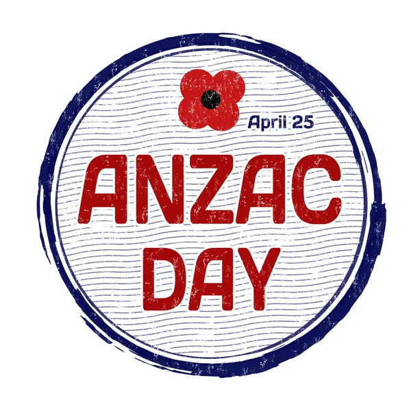 ANZAC day stämpel — Stock vektor