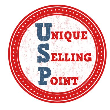 Unique Selling Point  stamp clipart