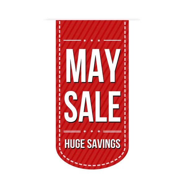 May sale banner design — Stock Vector