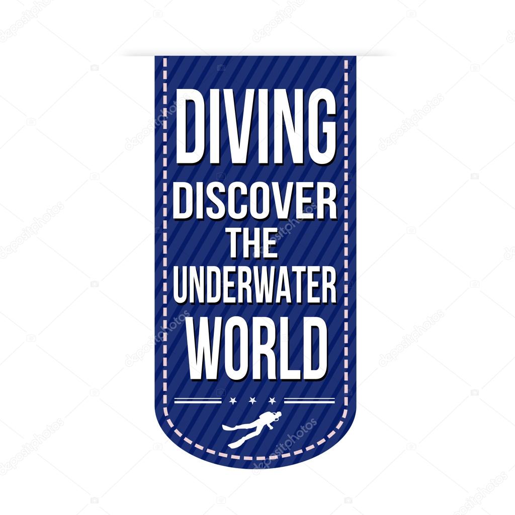 Diving banner design