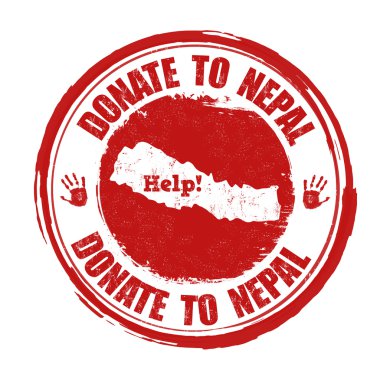 Nepal damga için bağış