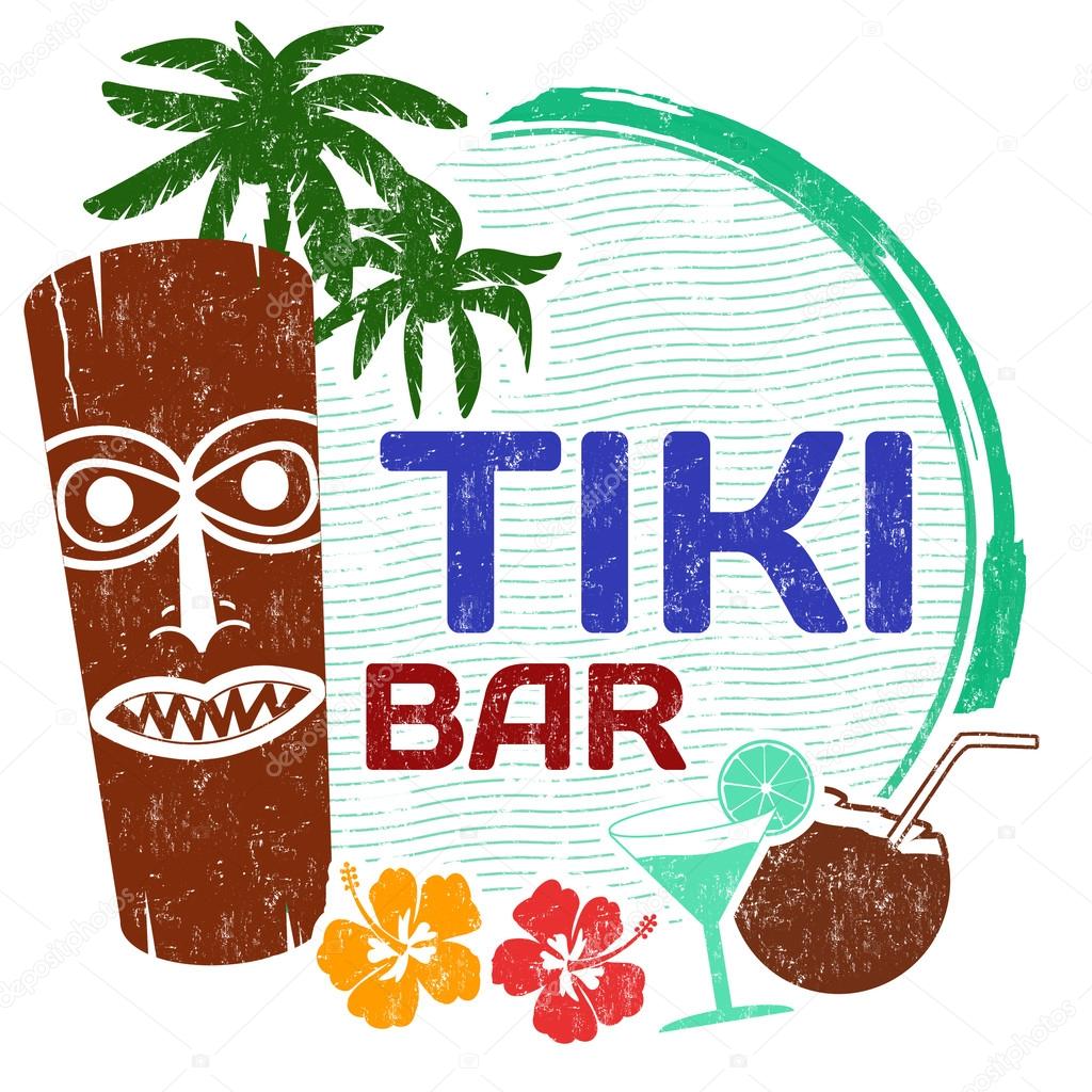 Tiki Bar stamp