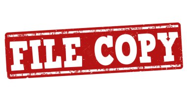 dosya kopyalama damgası