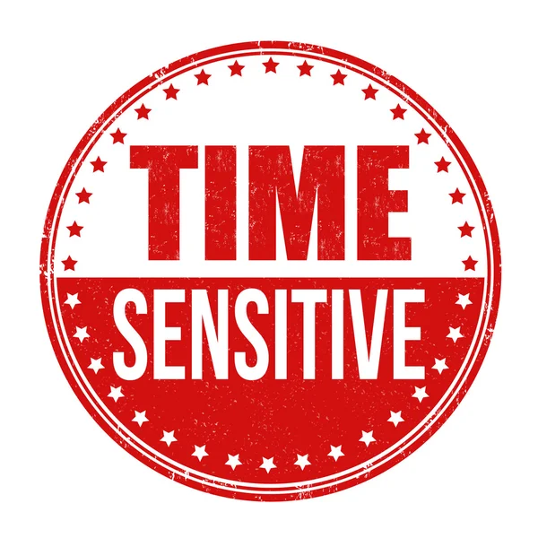Timbre sensible à l'heure — Image vectorielle