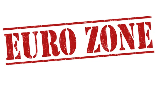 Euro zone stempel — Stockvector